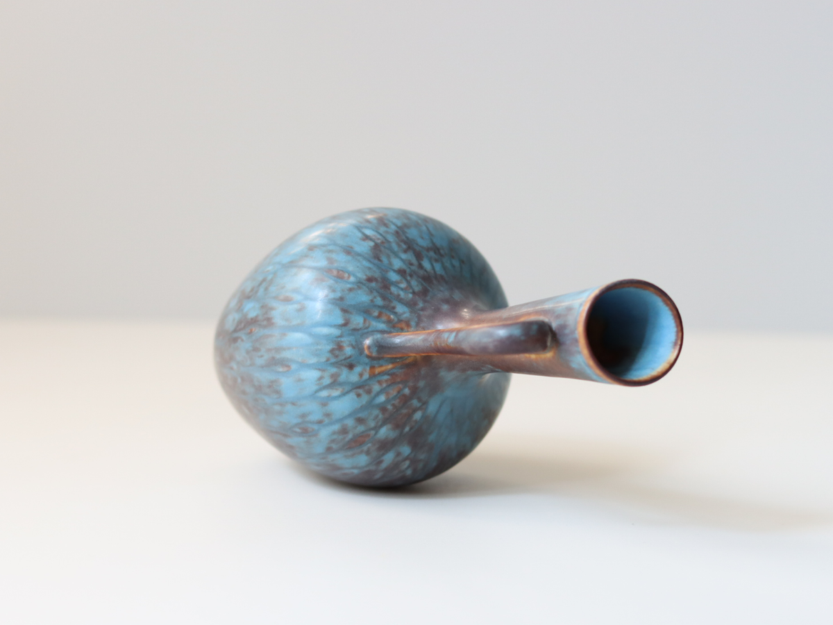 【北欧 スウェーデン ヴィンテージ】Rörstrand（ロールストランド） Gunnar Nylund（グンナー・二ルンド） AUQ handle vase