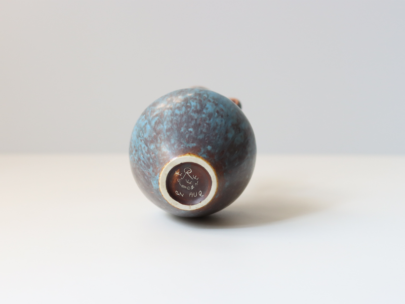 Rörstrand（ロールストランド） Gunnar Nylund（グンナー・二ルンド） AUQ handle vase │ 北欧 スウェーデン ヴィンテージ 陶磁器 一輪挿し 花瓶