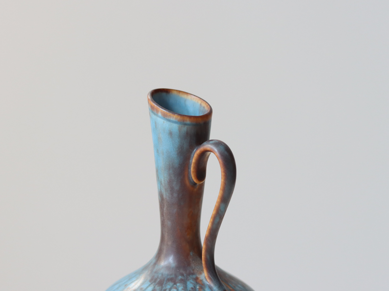 Rörstrand（ロールストランド） Gunnar Nylund（グンナー・二ルンド） AUQ handle vase │ 北欧 スウェーデン ヴィンテージ 陶磁器 一輪挿し 花瓶