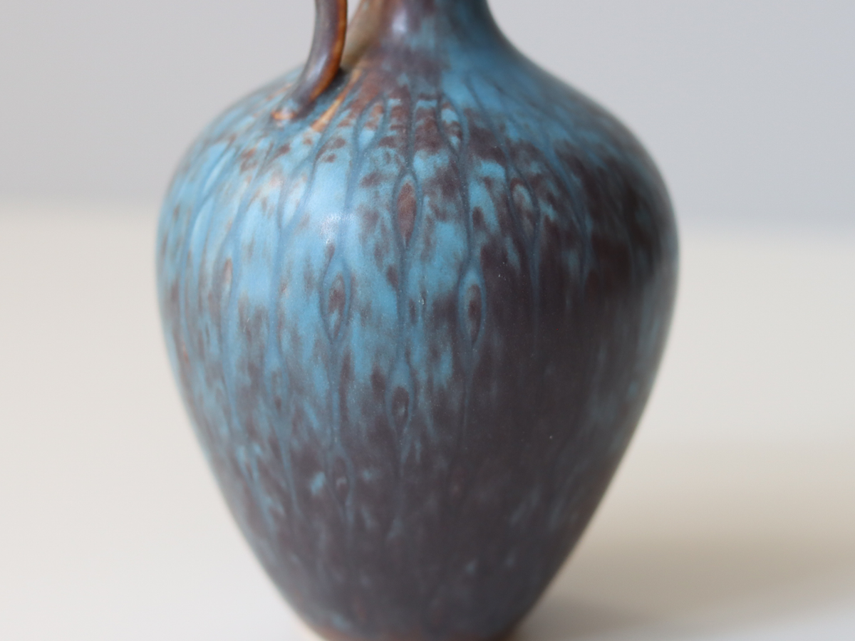 【北欧 スウェーデン ヴィンテージ】Rörstrand（ロールストランド） Gunnar Nylund（グンナー・二ルンド） AUQ handle vase