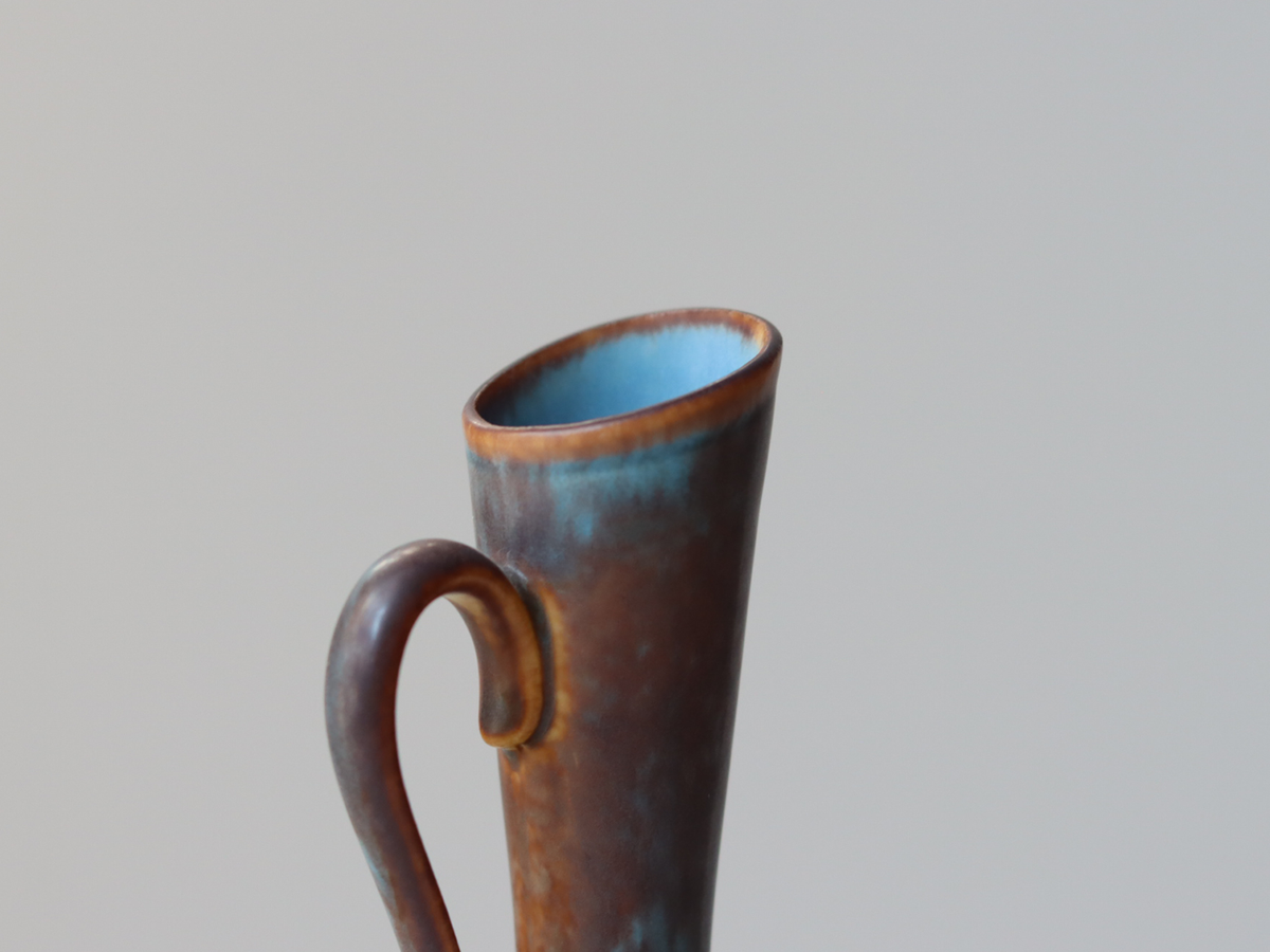 【北欧 スウェーデン ヴィンテージ】Rörstrand（ロールストランド） Gunnar Nylund（グンナー・二ルンド） AUQ handle vase