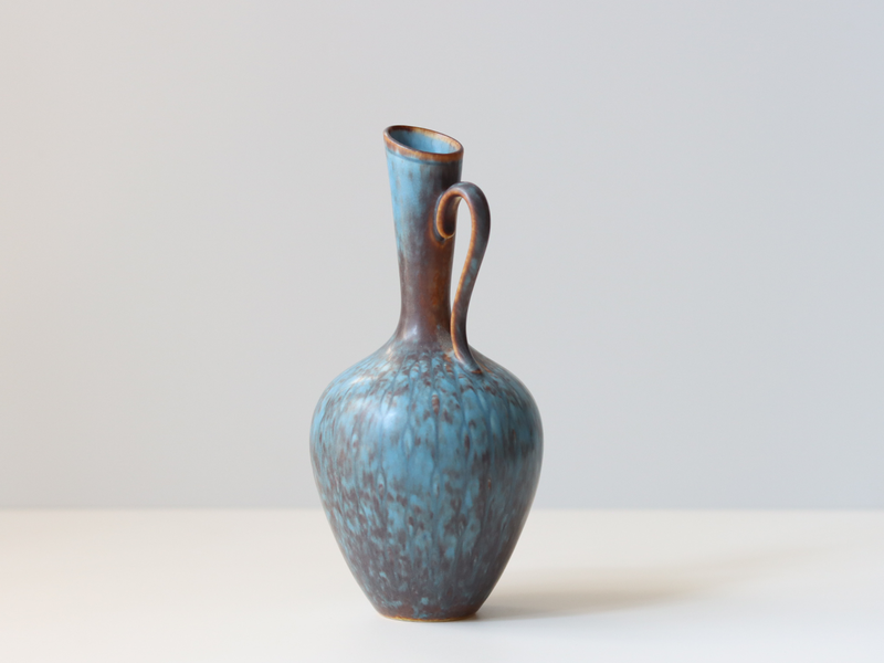 Rörstrand（ロールストランド） Gunnar Nylund（グンナー・二ルンド） AUQ handle vase │ 北欧 スウェーデン ヴィンテージ 陶磁器 一輪挿し 花瓶