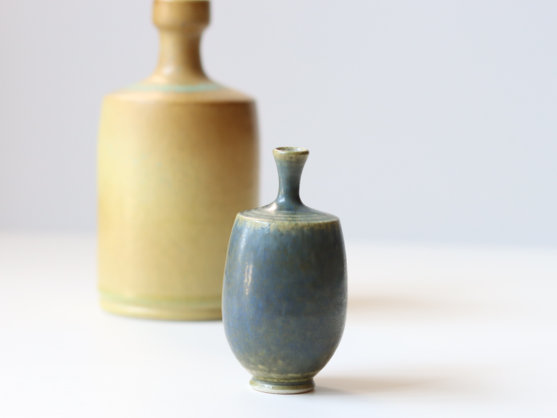 Höganäs Keramik（ホガナス・ケラミック） Handdrejare miniature vase 27 │ 北欧 スウェーデン ヴィンテージ 陶磁器 一輪挿し ミニチュア
