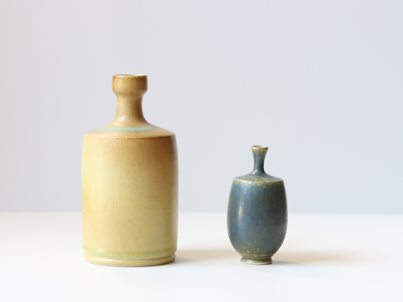 Höganäs Keramik（ホガナス・ケラミック） Handdrejare miniature vase 27 │ 北欧 スウェーデン ヴィンテージ 陶磁器 一輪挿し ミニチュア
