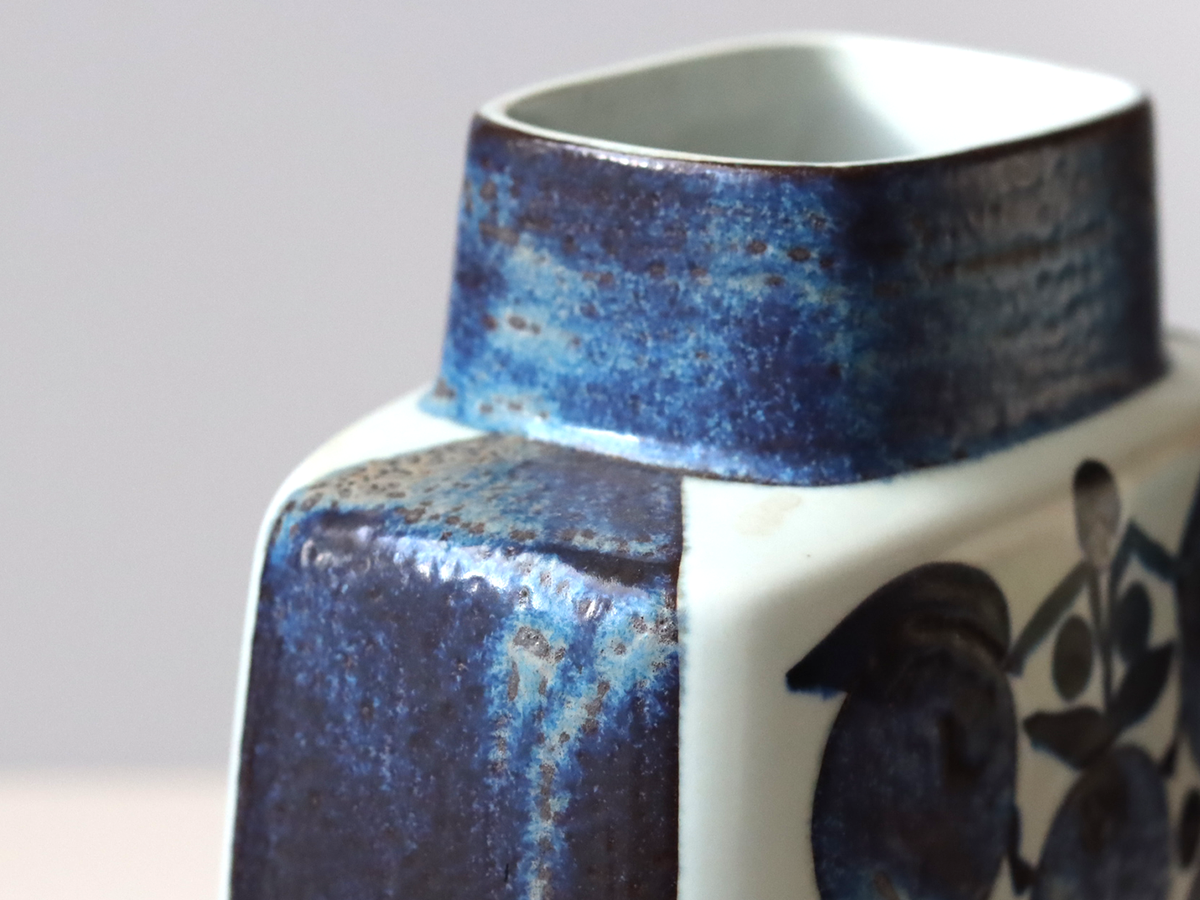 Royal copenhagen （ロイヤルコペンハーゲン） Tenera （テネラ） vase blueberry GH │ 北欧ヴィンテージ デンマーク 花瓶 ブルーベリー  陶磁器