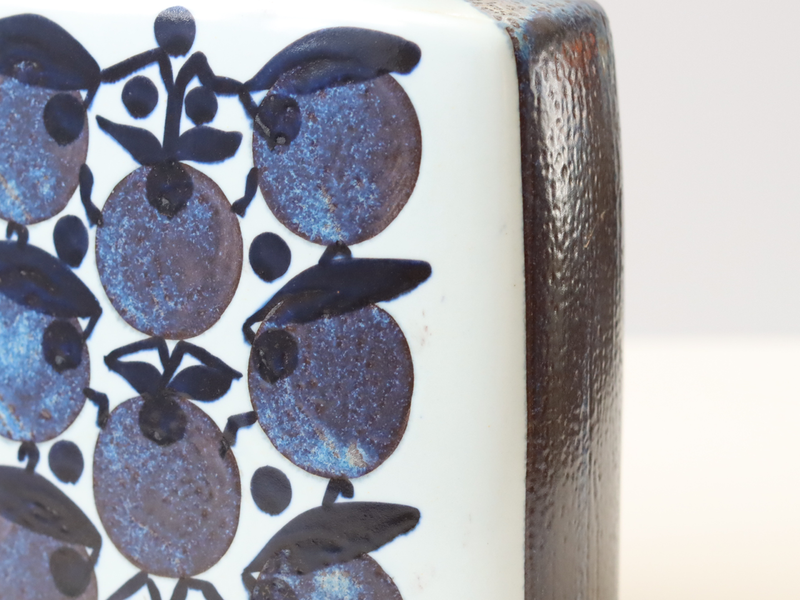 Royal copenhagen （ロイヤルコペンハーゲン） Tenera （テネラ） vase blueberry GH │ 北欧ヴィンテージ デンマーク 花瓶 ブルーベリー  陶磁器