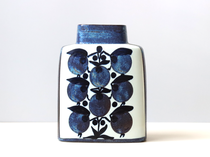 Royal copenhagen （ロイヤルコペンハーゲン） Tenera （テネラ） vase blueberry GH │ 北欧ヴィンテージ デンマーク 花瓶 ブルーベリー  陶磁器