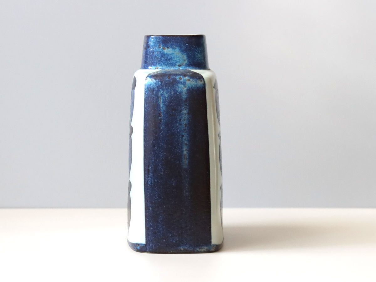 Royal copenhagen （ロイヤルコペンハーゲン） Tenera （テネラ） vase blueberry GH │ 北欧ヴィンテージ デンマーク 花瓶 ブルーベリー  陶磁器