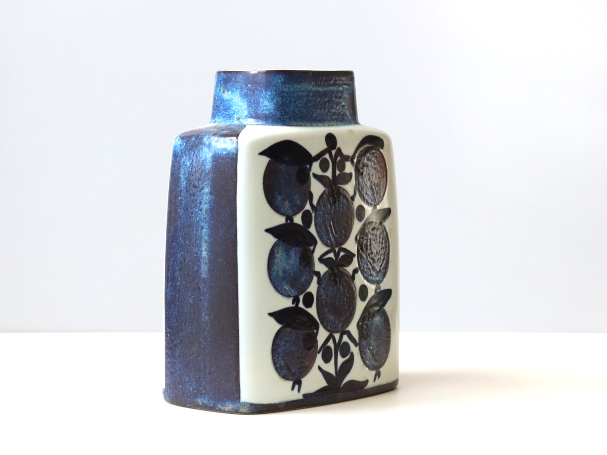 Royal copenhagen （ロイヤルコペンハーゲン） Tenera （テネラ） vase blueberry GH │ 北欧ヴィンテージ デンマーク 花瓶 ブルーベリー  陶磁器