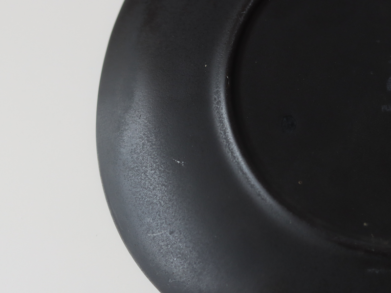 Gustavsberg （グスタフスベリ） Stig Lindberg（スティグ・リンドベリ） Piazza（ピアッツァ） 19.5cm plate black women/city │ 北欧 スウェーデン ヴィンテージ プレート 女性 街並み 陶磁器