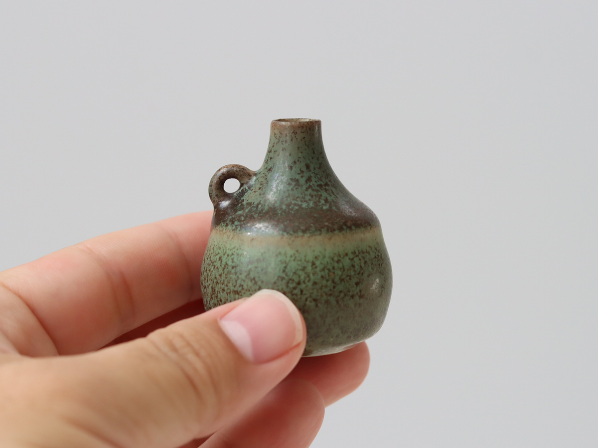 Rörstrand（ロールストランド） Carl Harry Stålhane （カール・ハリー・スタルハン） miniature handle vase model.1 H4.5cm │ 北欧 スウェーデン ヴィンテージ 陶磁器 ミニチュア 一輪挿し 花瓶