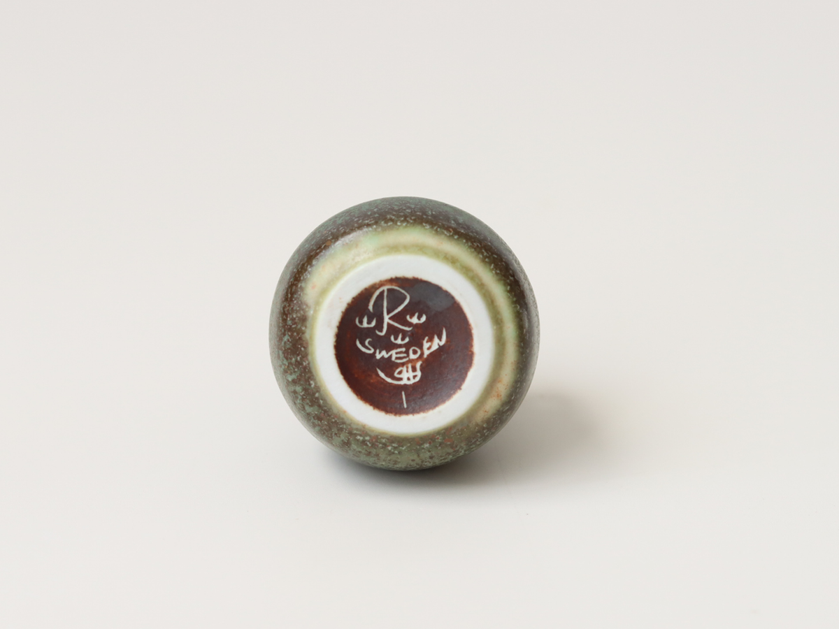 Rörstrand（ロールストランド） Carl Harry Stålhane （カール・ハリー・スタルハン） miniature handle vase model.1 H4.5cm │ 北欧 スウェーデン ヴィンテージ 陶磁器 ミニチュア 一輪挿し 花瓶