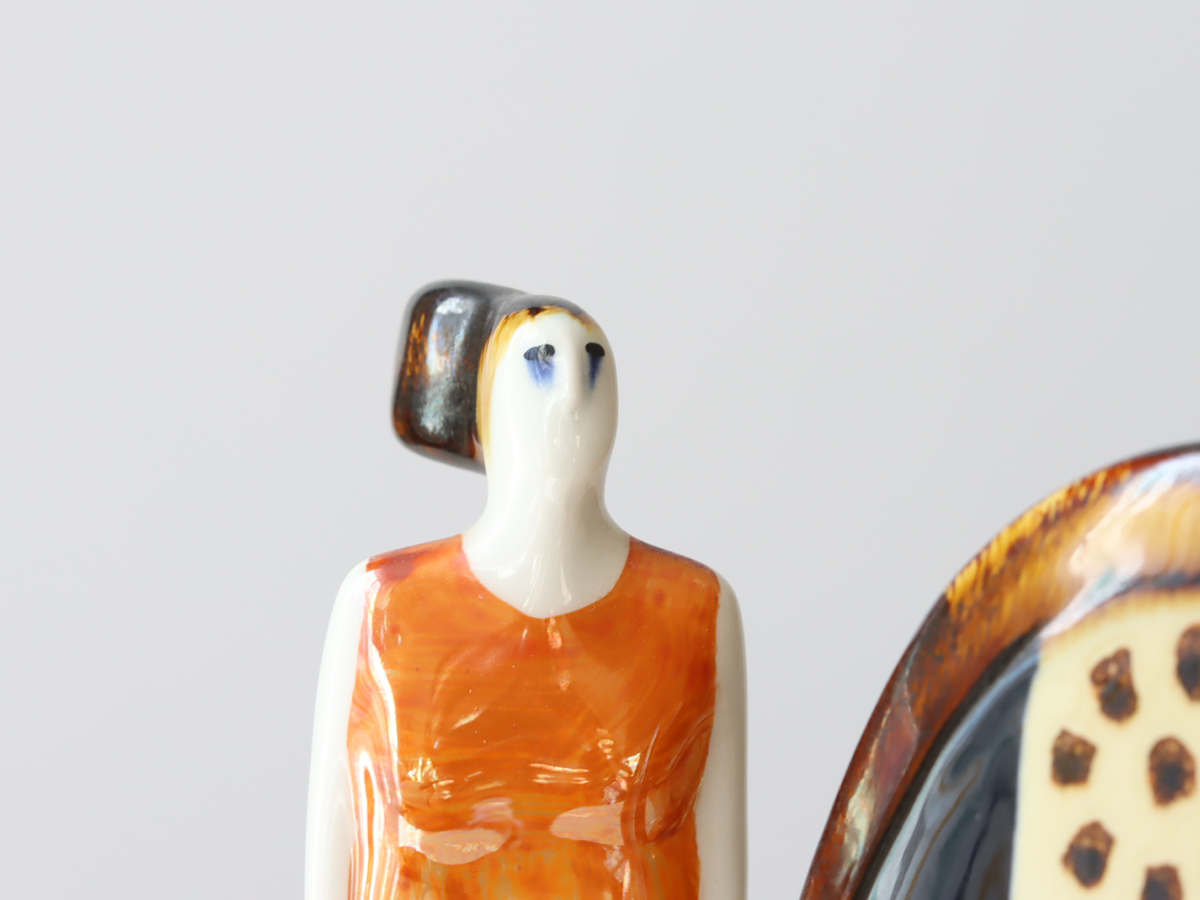 Rörstrand（ロールストランド）Ateljé Riders 騎馬オブジェ 女性 / Timo Sarvimäki ｜ 北欧ヴィンテージ スウェーデン