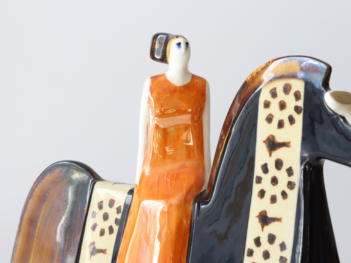 Rörstrand（ロールストランド）Ateljé Riders 騎馬オブジェ 女性 / Timo Sarvimäki ｜ 北欧ヴィンテージ スウェーデン