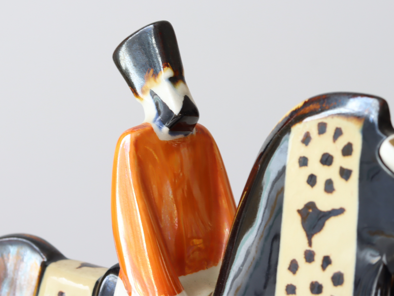 Rörstrand（ロールストランド）Ateljé Riders 騎馬オブジェ 男性 / Timo Sarvimäki ｜ 北欧ヴィンテージ スウェーデン