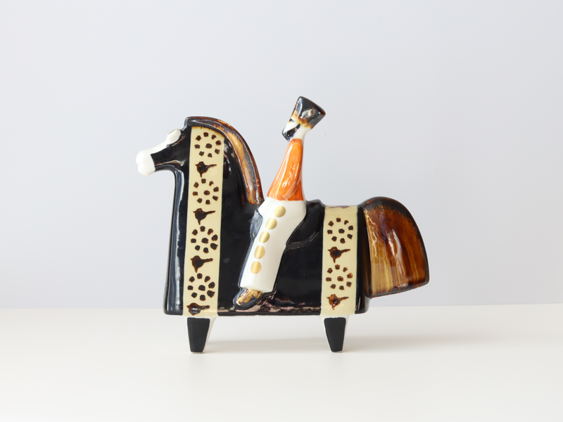 Rörstrand（ロールストランド）Ateljé Riders 騎馬オブジェ 男性 / Timo Sarvimäki ｜ 北欧ヴィンテージ スウェーデン