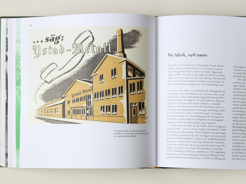 Ystad-Metall（イースタッド・メタル） 1919-1969 │ 北欧 スウェーデン 書籍 ヒストリーブック