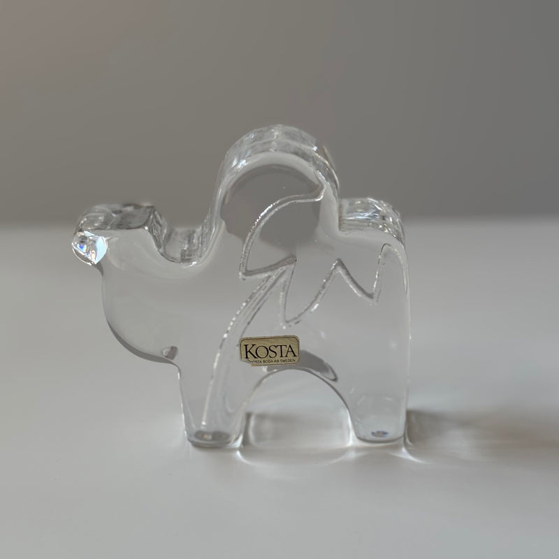 Kosta Boda （コスタ・ボダ） zoo Dromedary │ 北欧 スウェーデン ヴィンテージ オブジェ ガラス