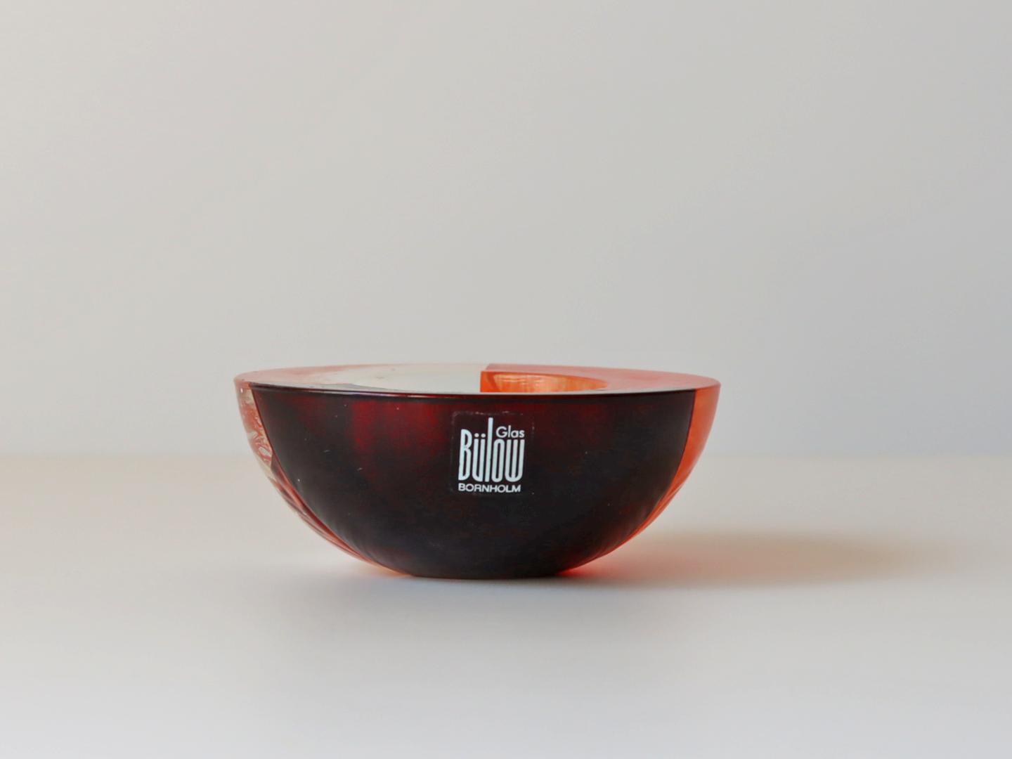 Pernille Bülow Glas（ペルニール・ビューロー）candle holder ガラス / Pernille Bülow｜ 北欧ヴィンテージ デンマーク