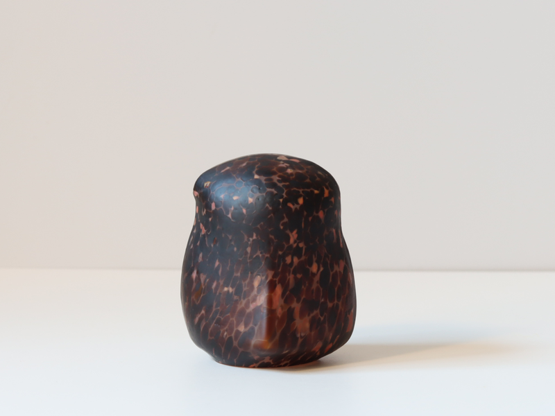 Boda（ボダ） Owls S ガラスフクロウ オブジェ ブラック / Bertil Vallien ｜ 北欧ヴィンテージ スウェーデン