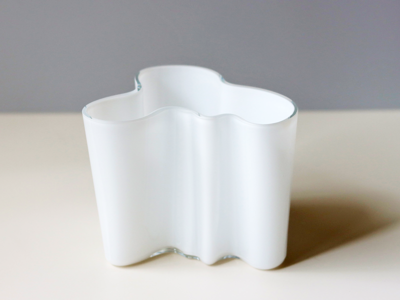 iittala  （イッタラ） Alvar Aalto vase H12cm white │ 北欧 フィンランド アアルトベース ホワイト 花瓶