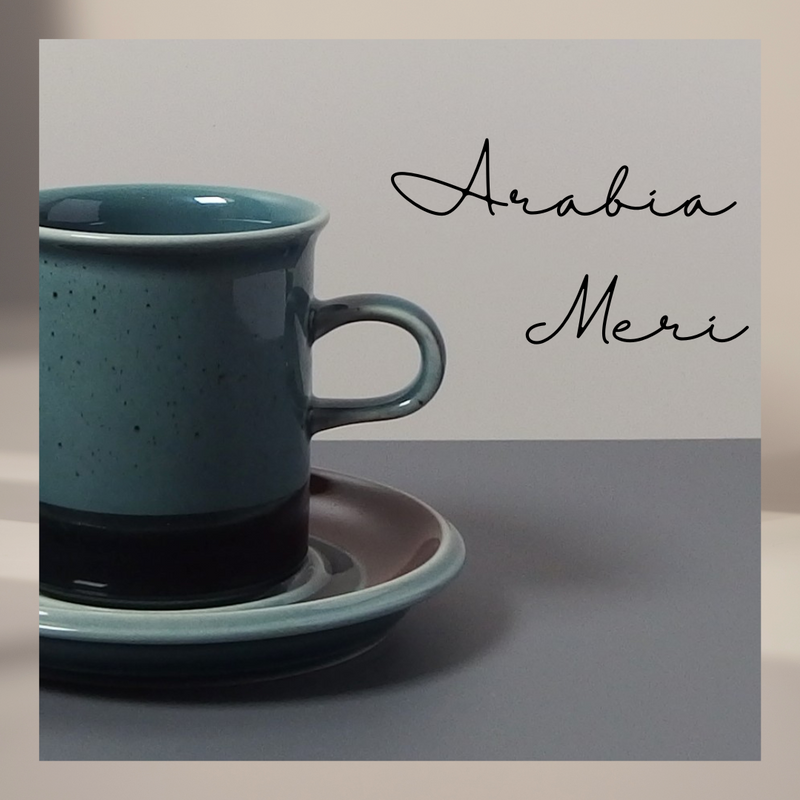 Arabia （アラビア） Meri （メリ） coffee C/S │ 北欧 フィンランド ヴィンテージ コーヒーカップ 陶磁器