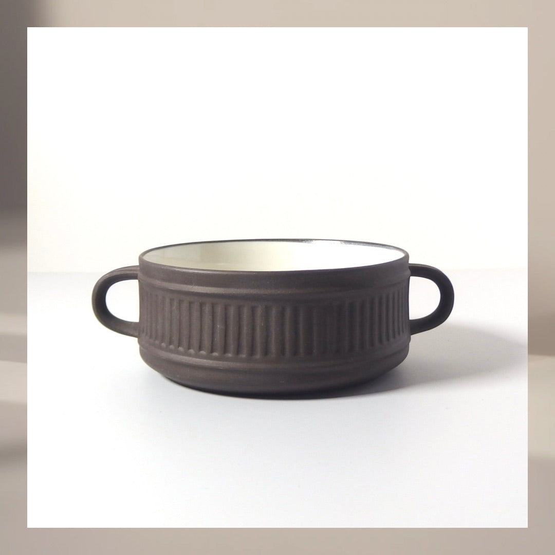 Quistgaard（クイストゴー） Flame stone（フレームストーン）soup bowl │ 北欧ヴィンテージ デンマーク 食器 スープボウル 陶磁器