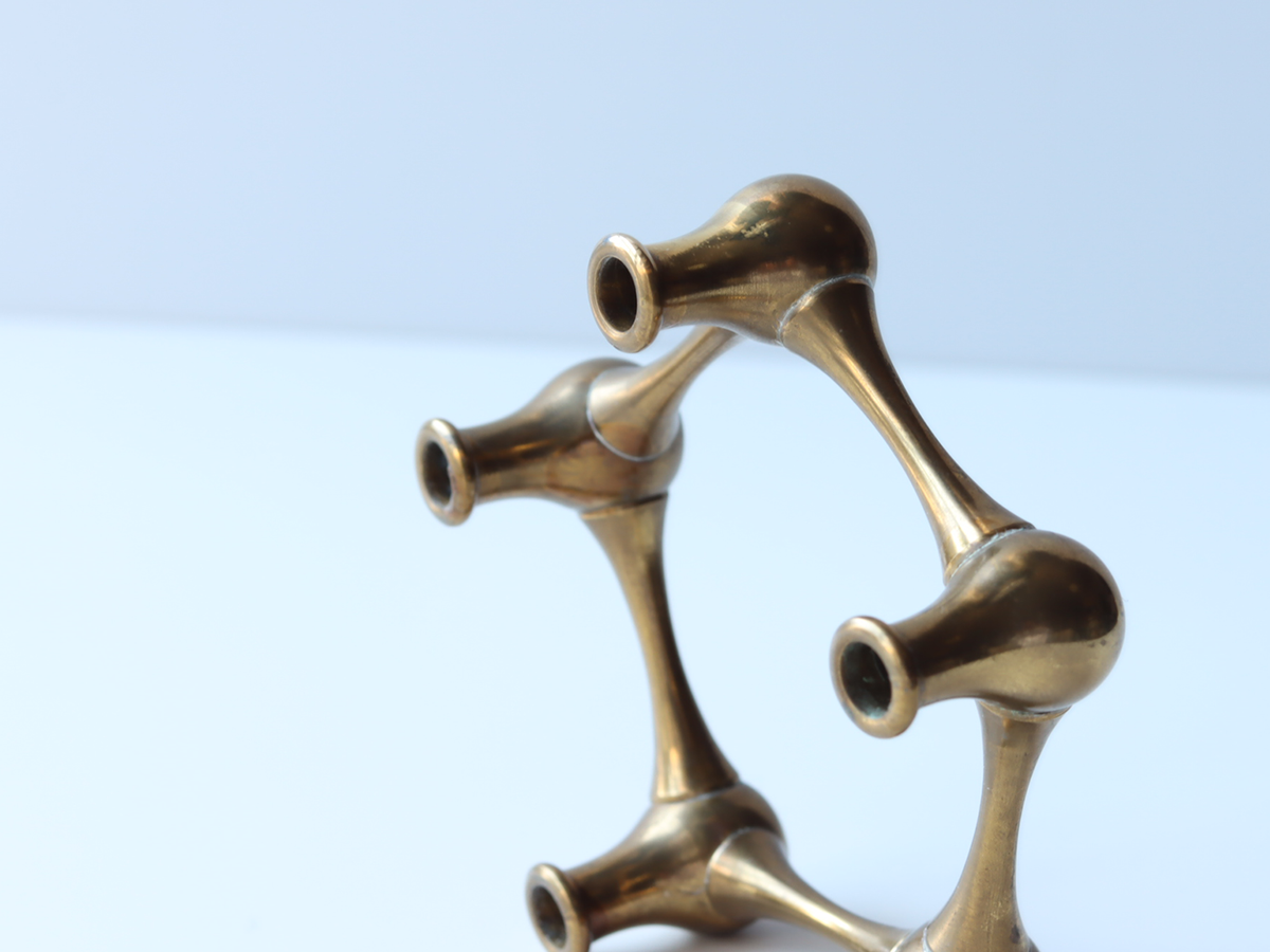 Dansk（ダンスク） キャンドルスタンド 5連 真鍮 / Jens H. Quistgaard｜ 北欧ヴィンテージ デンマーク