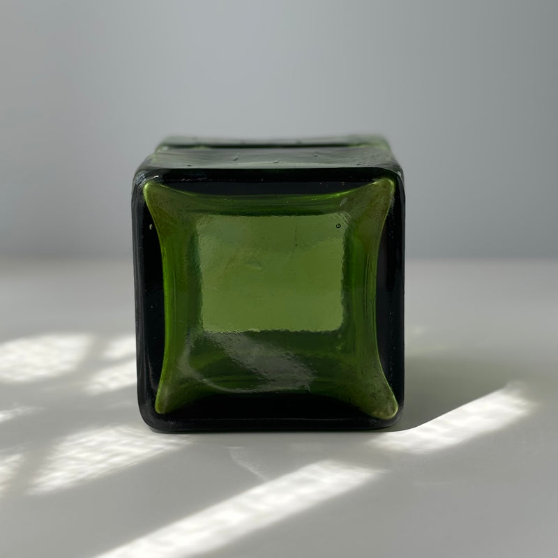 Riihimaen Lasi （リーヒマエンラシ） Helena Tynell（ヘレナ・ティネル）Pala （パラ）Lサイズ ライトブルー H11.5cm │ 北欧 フィンランド ヴィンテージ 花瓶 ガラス