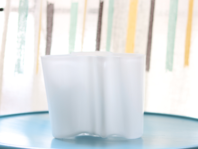 iittala  （イッタラ） Alvar Aalto vase H12cm white │ 北欧 フィンランド アアルトベース ホワイト 花瓶