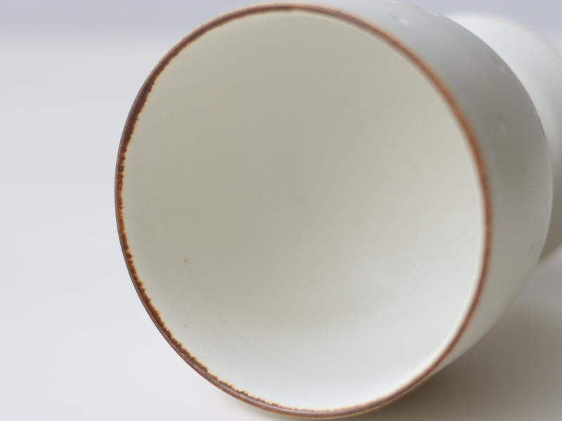 tone. goblet シイナナナエ 白マット M J76 ドット │ 日本 陶磁器 ゴブレット