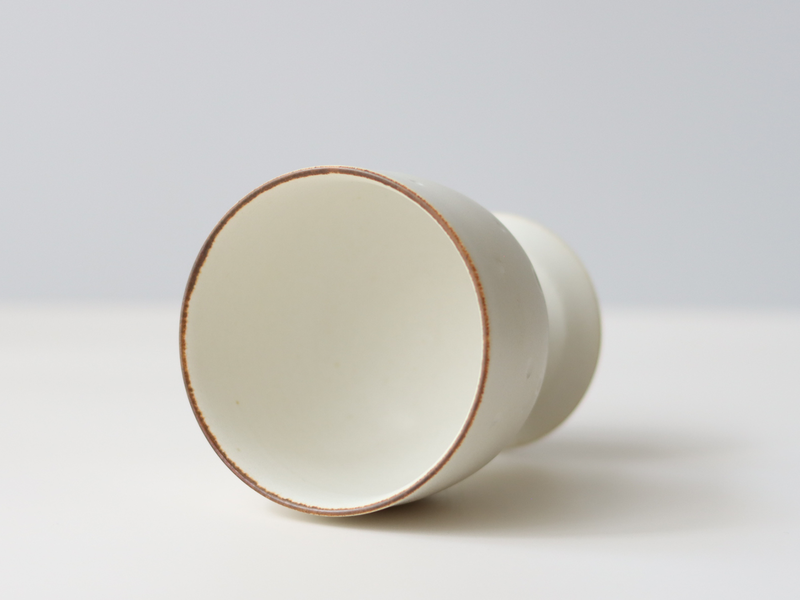 tone. goblet シイナナナエ 白マット M J76 ドット │ 日本 陶磁器 ゴブレット