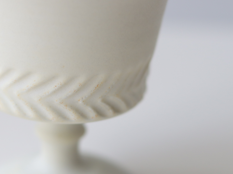 tone. goblet シイナナナエ 白マット M J77 アロー  │ 日本 陶磁器 ゴブレット