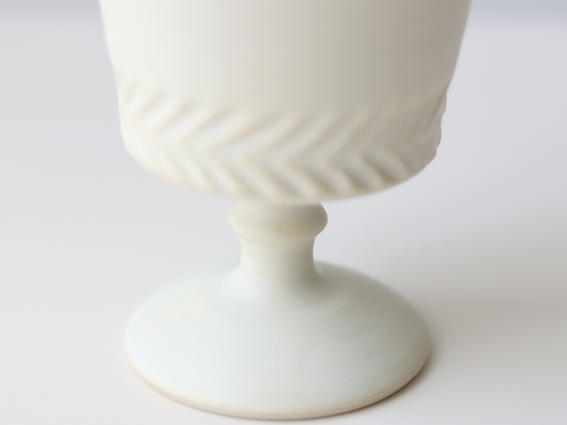 tone. goblet シイナナナエ 白マット M J77 アロー  │ 日本 陶磁器 ゴブレット