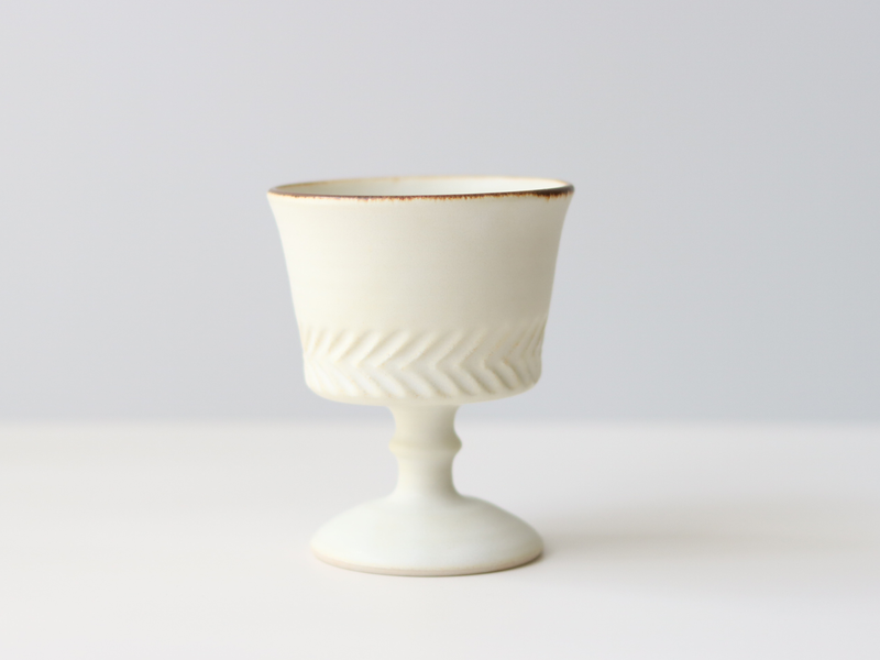 tone. goblet シイナナナエ 白マット M J77 アロー  │ 日本 陶磁器 ゴブレット