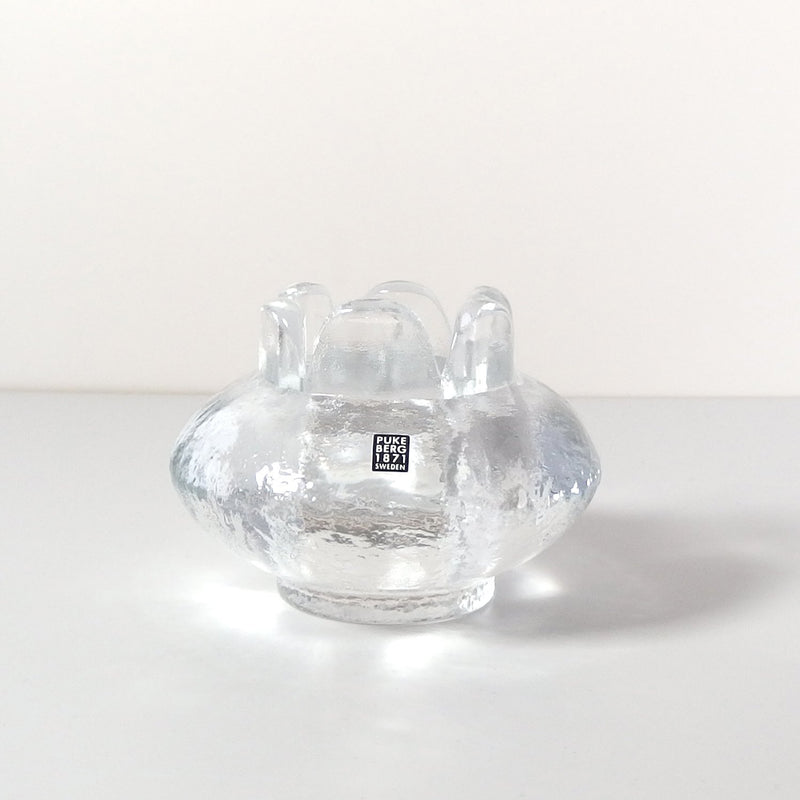 Pukeberg （プーケベリ） candle holder │ 北欧 スウェーデン ヴィンテージ キャンドルホルダー ガラス