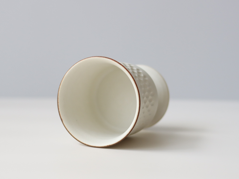 tone. goblet シイナナナエ 白マット M J78 ドロップ  │ 日本 陶磁器 ゴブレット