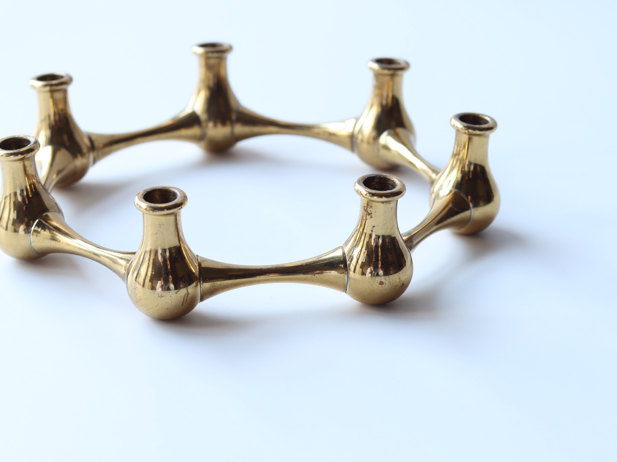 Dansk（ダンスク） キャンドルスタンド 7連 真鍮 / Jens H. Quistgaard｜ 北欧ヴィンテージ デンマーク