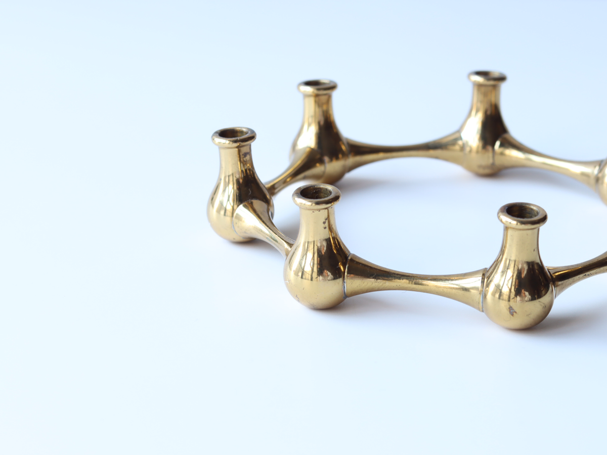 Dansk（ダンスク） キャンドルスタンド 7連 真鍮 / Jens H. Quistgaard｜ 北欧ヴィンテージ デンマーク