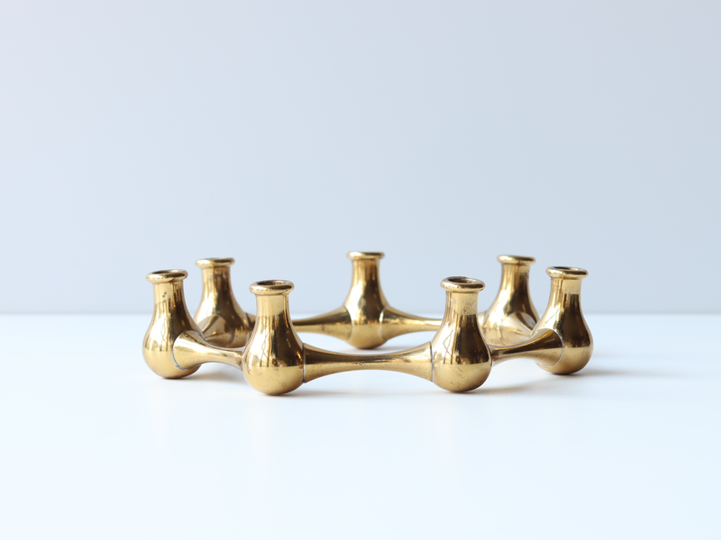 Dansk（ダンスク） キャンドルスタンド 7連 真鍮 / Jens H. Quistgaard｜ 北欧ヴィンテージ デンマーク