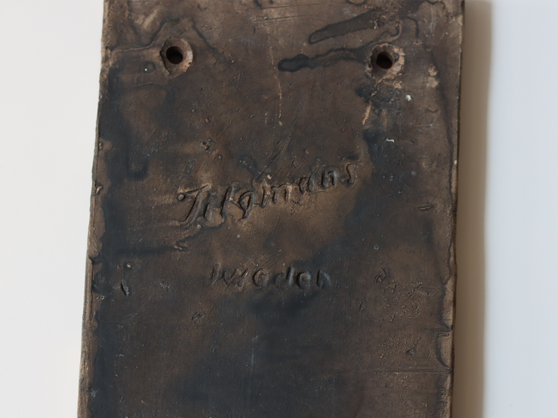 Tilgmans Keramik （ティルグマンズ ケラミック） wall plate flower │ 北欧 スウェーデン ヴィンテージ 壁掛けプレート お花 陶磁器