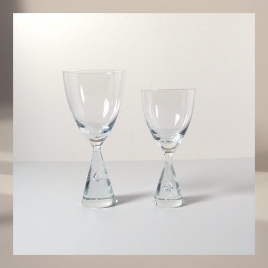 【北欧 デンマーク ヴィンテージ】Holmegaard （ホルムガード） Princess （プリンセス） wine glass