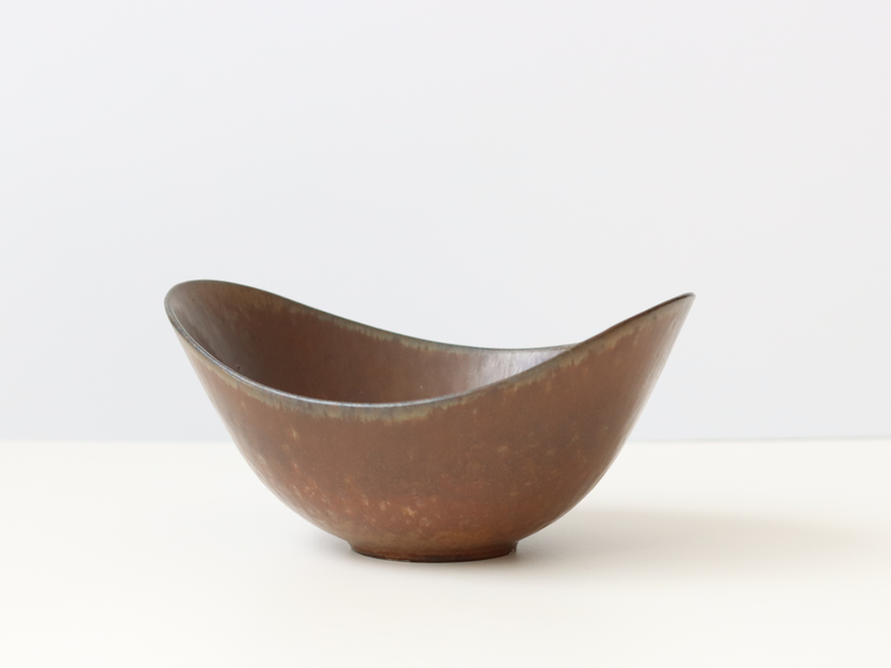 Rörstrand（ロールストランド） ARO ボウル ブラウン / Gunnar Nylund ｜ 北欧ヴィンテージ スウェーデン