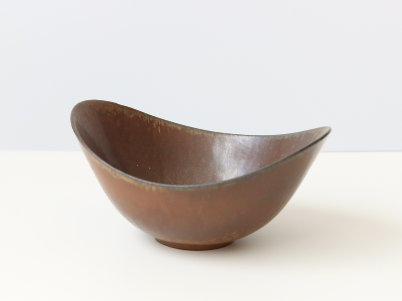 Rörstrand（ロールストランド） ARO ボウル ブラウン / Gunnar Nylund ｜ 北欧ヴィンテージ スウェーデン