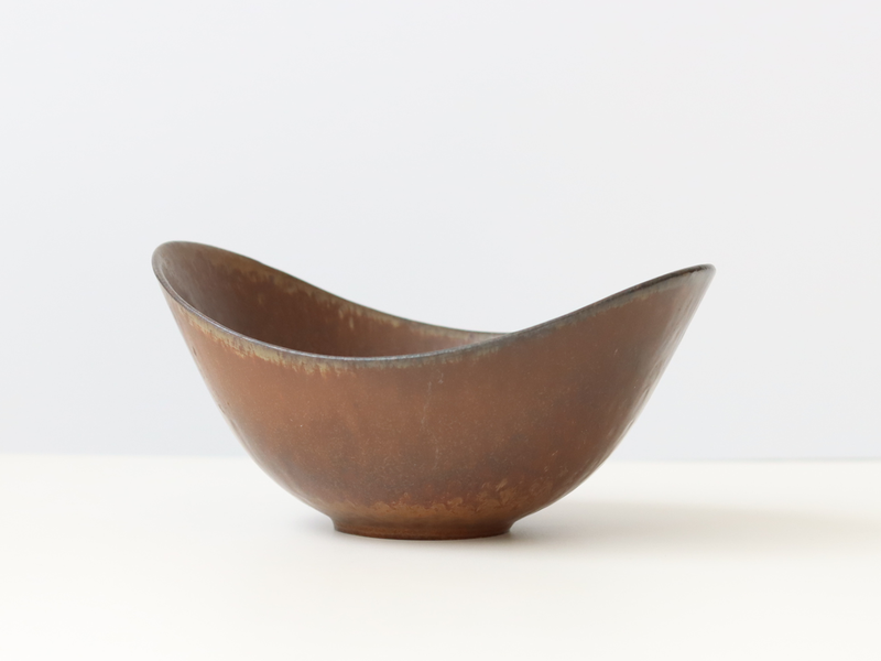 Rörstrand（ロールストランド） ARO ボウル ブラウン / Gunnar Nylund ｜ 北欧ヴィンテージ スウェーデン