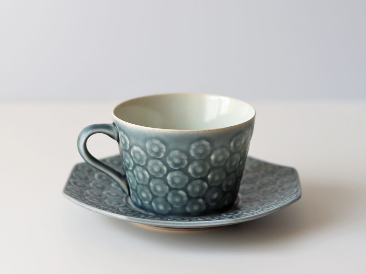 Jens.H.Quistgaard （イェンス・クイストゴー） Azur （アズール） cup saucer │ 北欧ヴィンテージ デンマーク 食器 コーヒーカップ プラム 陶磁器