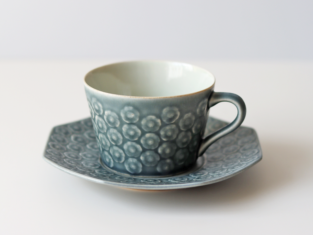 Jens.H.Quistgaard （イェンス・クイストゴー） Azur （アズール） cup saucer │ 北欧ヴィンテージ デンマーク 食器 コーヒーカップ プラム 陶磁器