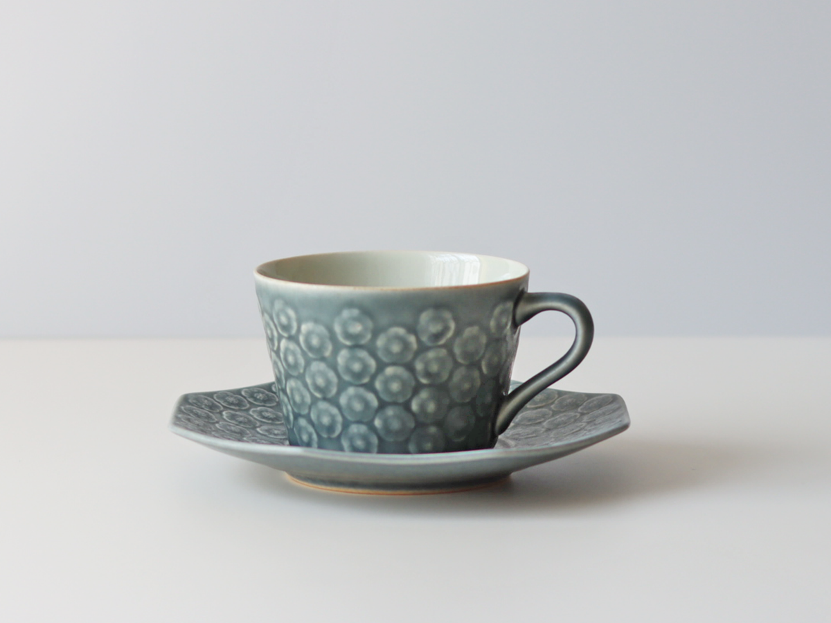 Jens.H.Quistgaard （イェンス・クイストゴー） Azur （アズール） cup saucer │ 北欧ヴィンテージ デンマーク 食器 コーヒーカップ プラム 陶磁器