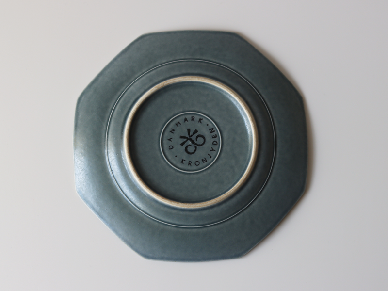 Jens.H.Quistgaard （イェンス・クイストゴー） Azur （アズール）plate octagon │ 北欧ヴィンテージ デンマーク 食器 プレート プラム 陶磁器