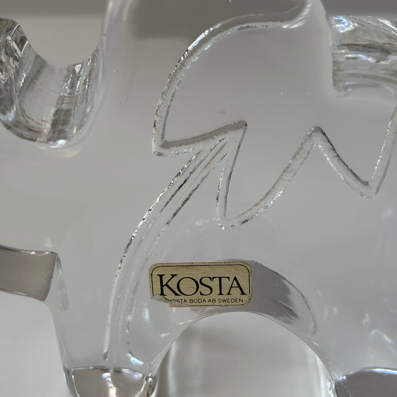 Kosta Boda （コスタ・ボダ） zoo Dromedary │ 北欧 スウェーデン ヴィンテージ オブジェ ガラス